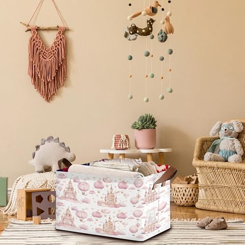 Desert Bloom Storage Basket Large 17x11.5x10.5 Inche
