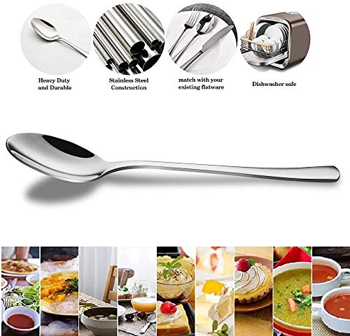 Demitasse Espresso Spoons Mini Coffee Tiny Stainless Steel Small (10 Count)