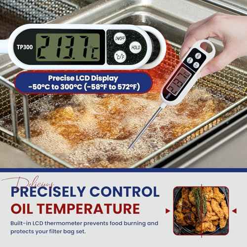 Upgraded Fryer Filter Bag & Frame Set