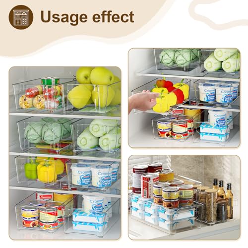 Clear Fridge Organizer (4 Count)