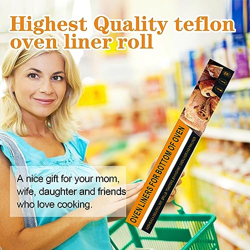 75 Inch Roll Reusable Oven Liners for Bottom of Oven