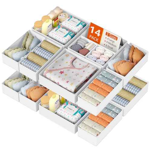 Drawer Organizer Clothes 14 Pack (14 Count)