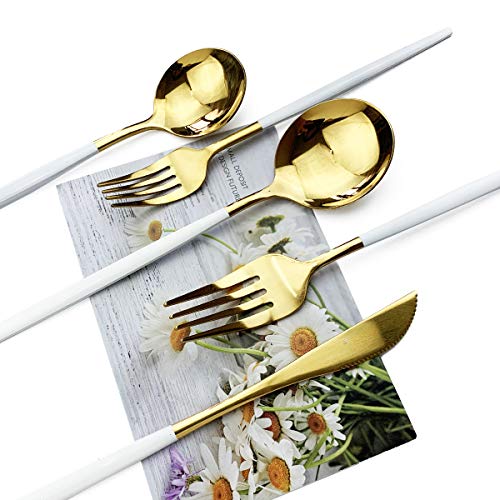 30 Piece Stainless Steel Satin Finish Flatware Set (6 Count)