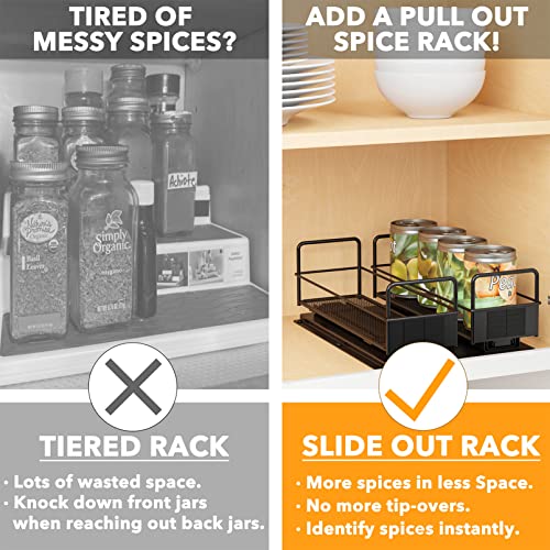 Pull Out Spice Rack Organizer for Cabinet