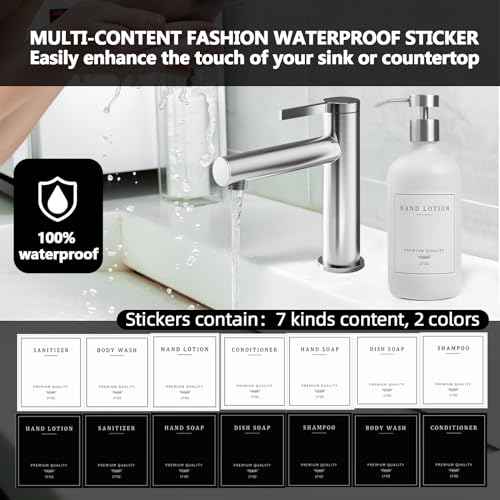 Glass Soap Dispenser Bathroom (2 Count)