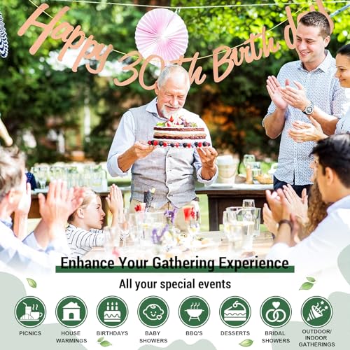 Compostable Paper Plates (150 Count)