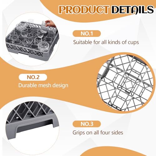1 Pack Commercial Dishwasher Tray Rack