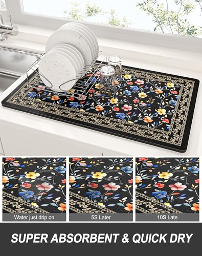 Dish Drying Mat for Kitchen Counter