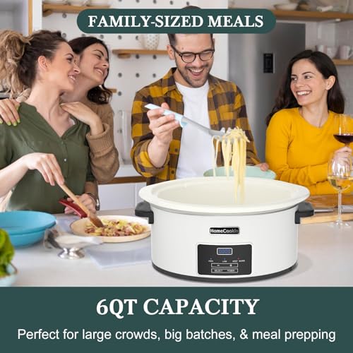 6 Quart Programmable Slow Cooker with Timer