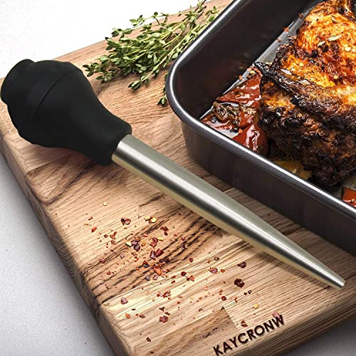 Stainless Steel Turkey Baster with BBQ