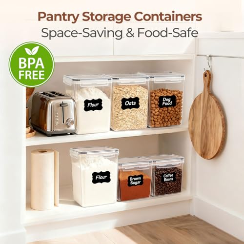 Airtight Brown Sugar Containers with Terra Cotta Saver 2.6Qt 2Pack (2 Count)
