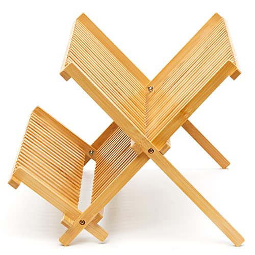 Premium Natural Bamboo Dish Rack