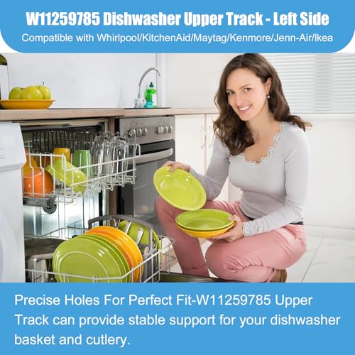 W11259785 Dishwasher Upper Dishrack Slide Track