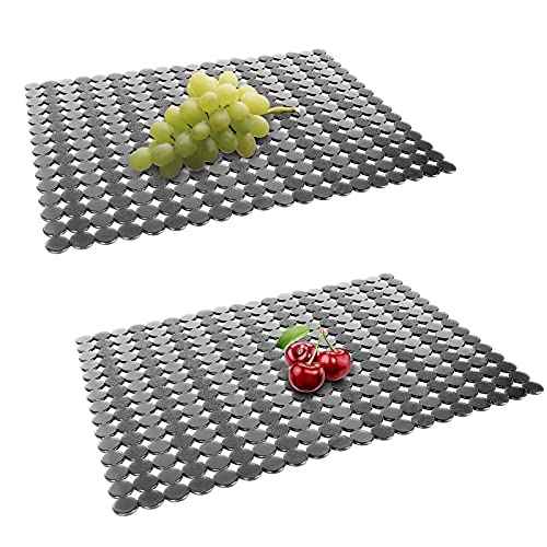 2Pack Kitchen Sink Mat for Stainless Steel