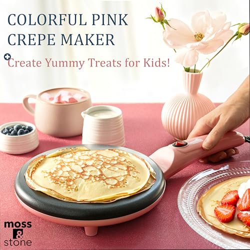 Pink Electric Crepe Maker