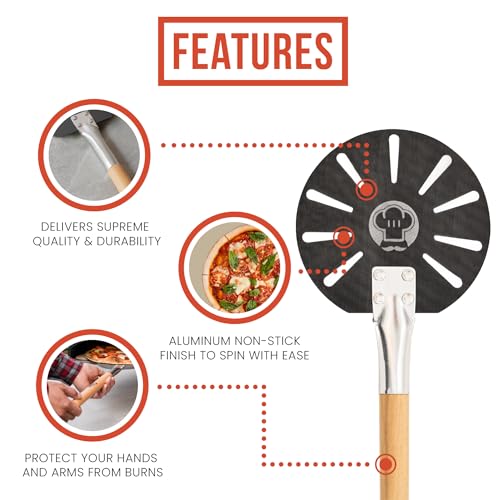 7 Inch Pizza Turning Peel Turner