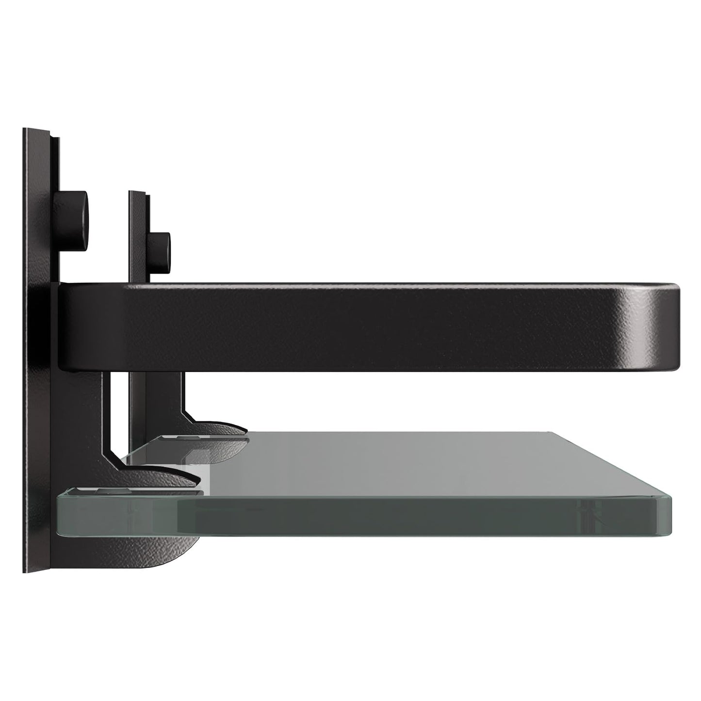 Clear Tempered Glass Wall Shelf