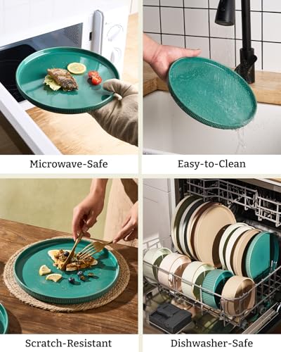 Stoneware Dinnerware Set with Pasta Bowls (24 Count)