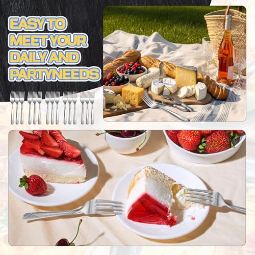 240 Pcs Stainless Steel Dinner Forks Bulk Set (240 Count)