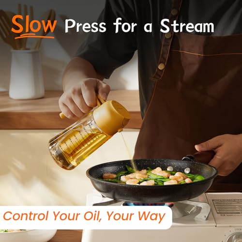 16oz 470ml Glass Olive Oil Sprayer for Cooking