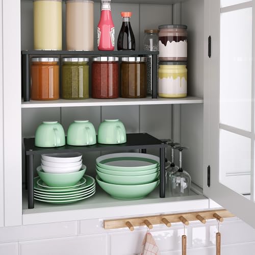 2 Pack Cabinet Organizer Shelf