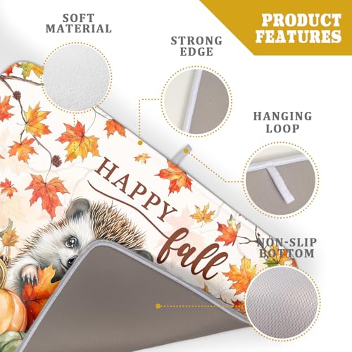 Happy Fall Dish Drying Mat