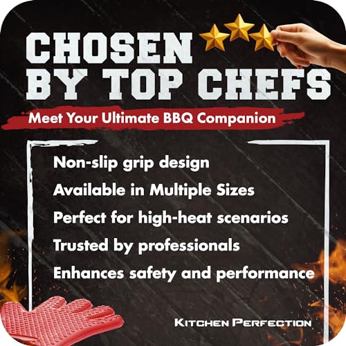 XL Silicone Smoker BBQ Gloves