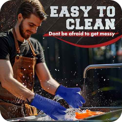 XL Silicone Smoker BBQ Gloves