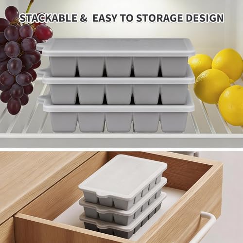 Silicone Ice Cube Tray 2 Pack (2 Count)