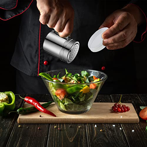 12 Pcs Stainless Steel Salt and Pepper Shakers