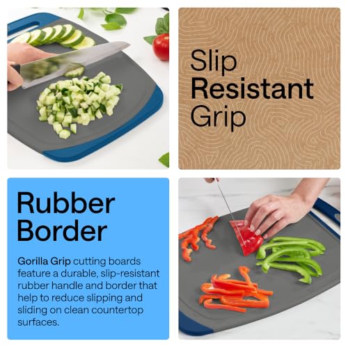 BPA Free Reversible Kitchen Cutting Board (3 Count)