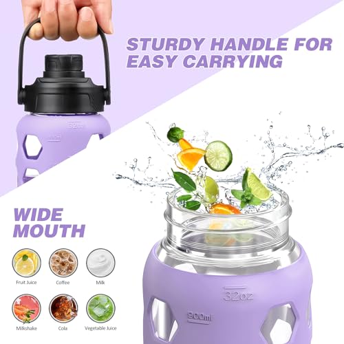 Glass Water Bottle