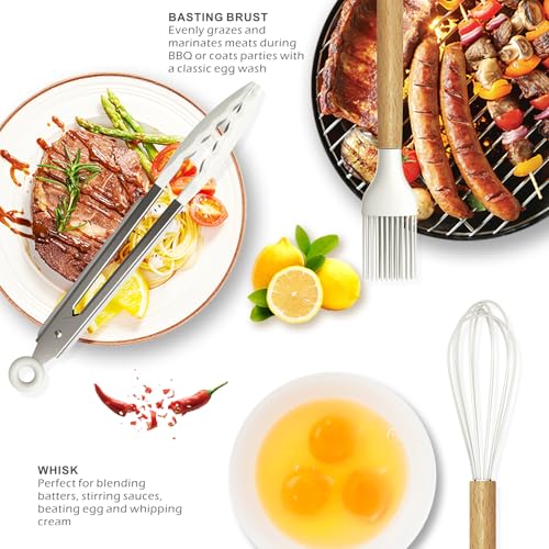 Silicone Cooking Utensils Set (14 Count)