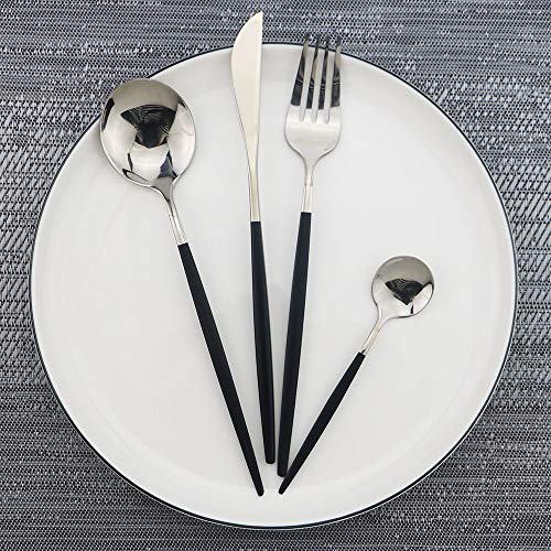 30 Piece Stainless Steel Satin Finish Flatware Set (6 Count)