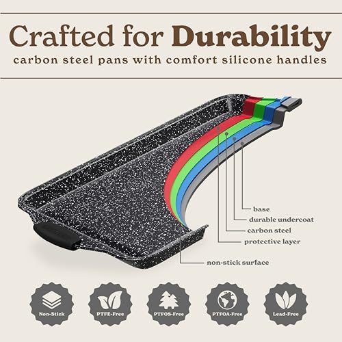 Nonstick Stackable Bakeware Set