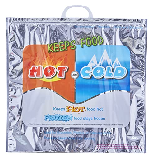 Hot and Cold Insulated Bags for Food Delivery (12 Count)