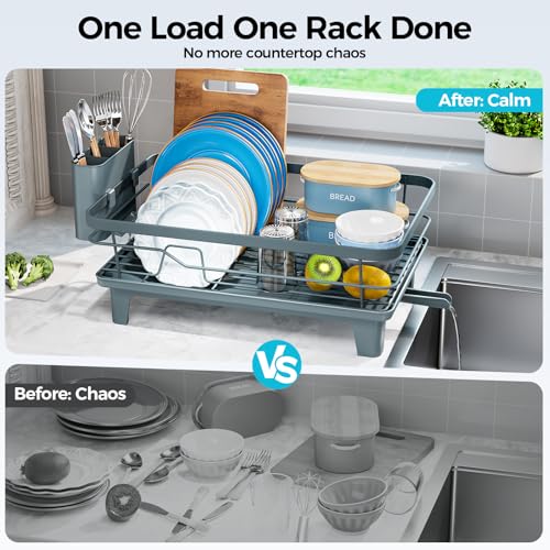 Urakify Dish Drying Rack for Kitchen Counter