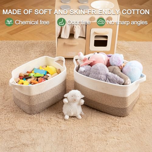30L Storage Basket Large Blanket Basket Living Room Yellow 3