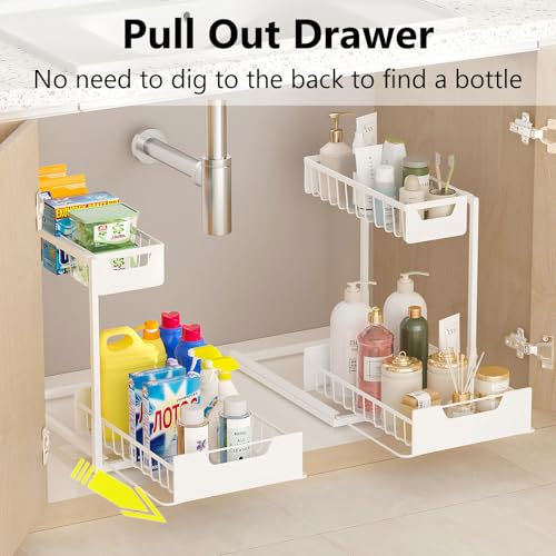 Under Kitchen Sink Organizers and Storage (2 Count)