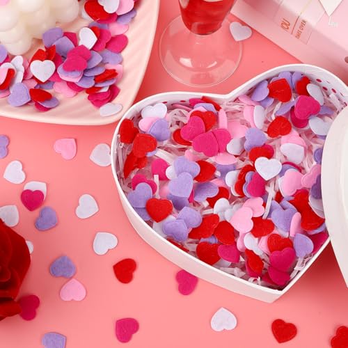 Valentine's Day Felt Hearts Confetti Heart Decorations Confetti