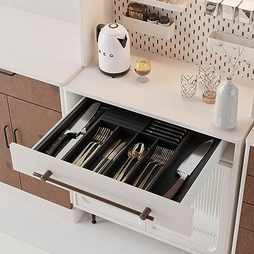 Utensil Organizer Silverware Tray for Drawer