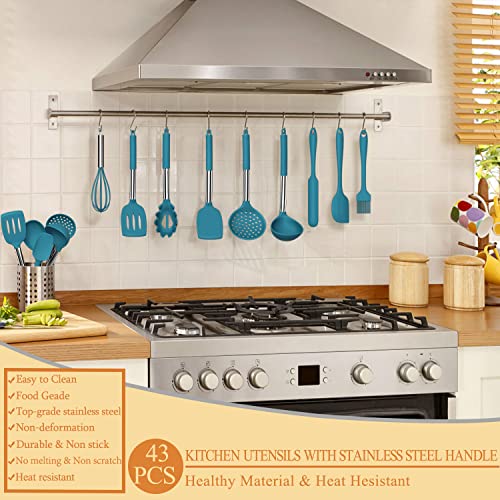 Silicone Kitchen Utensils Set (43 Count)