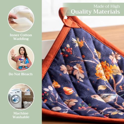 Pot Holders 100% Cotton Potholders (2 Count)