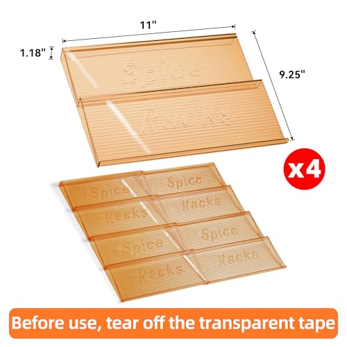 Spice Drawer Organizer (4 Count)
