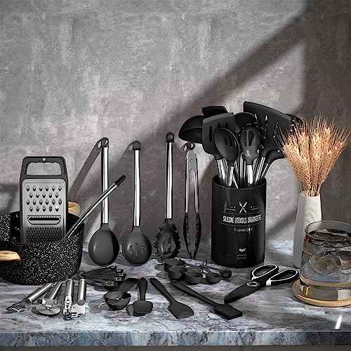 Thickened Kitchen Utensils Set (34 Count)