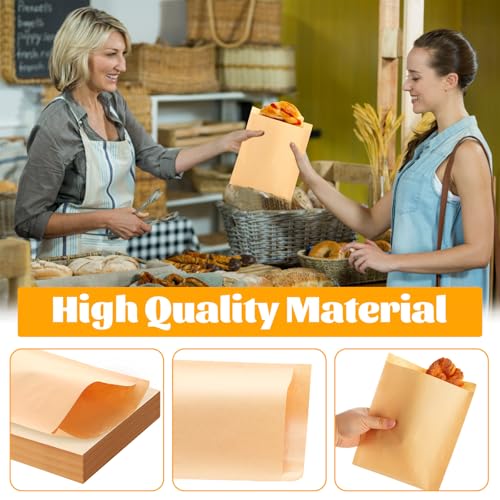 600 Pack Wax Paper Sandwich Bags 10x8 inch (600 Count)