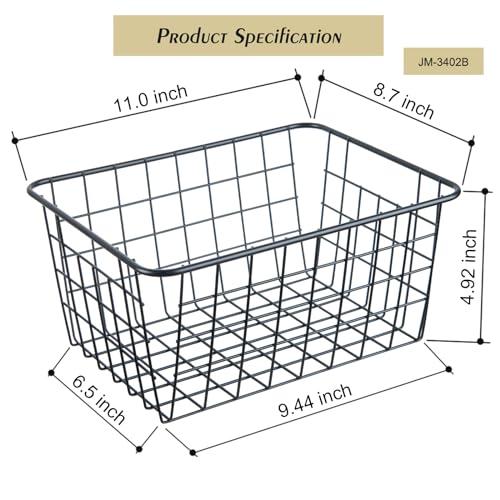 Wire Kitchen Storage Basket 4 Packs