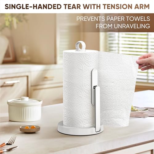Heavy Duty Paper Towel Holder with Tension Arm