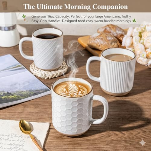 Coffee Mugs Set of 6 (6 Count)