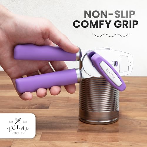 Heavy Duty Stainless Steel Can Opener Manual with Bottle Opener